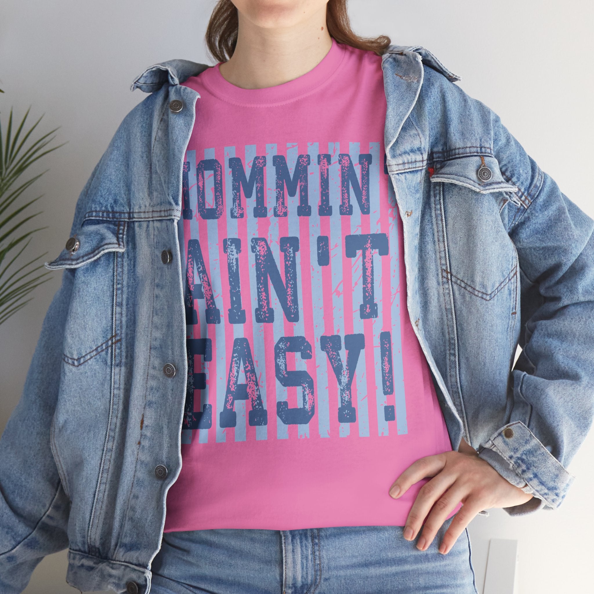 Mommin’ Ain’t Easy Graphic Tee | Funny Mom Life Shirt | Relatable Motherhood Tee | Cr8tive Designs