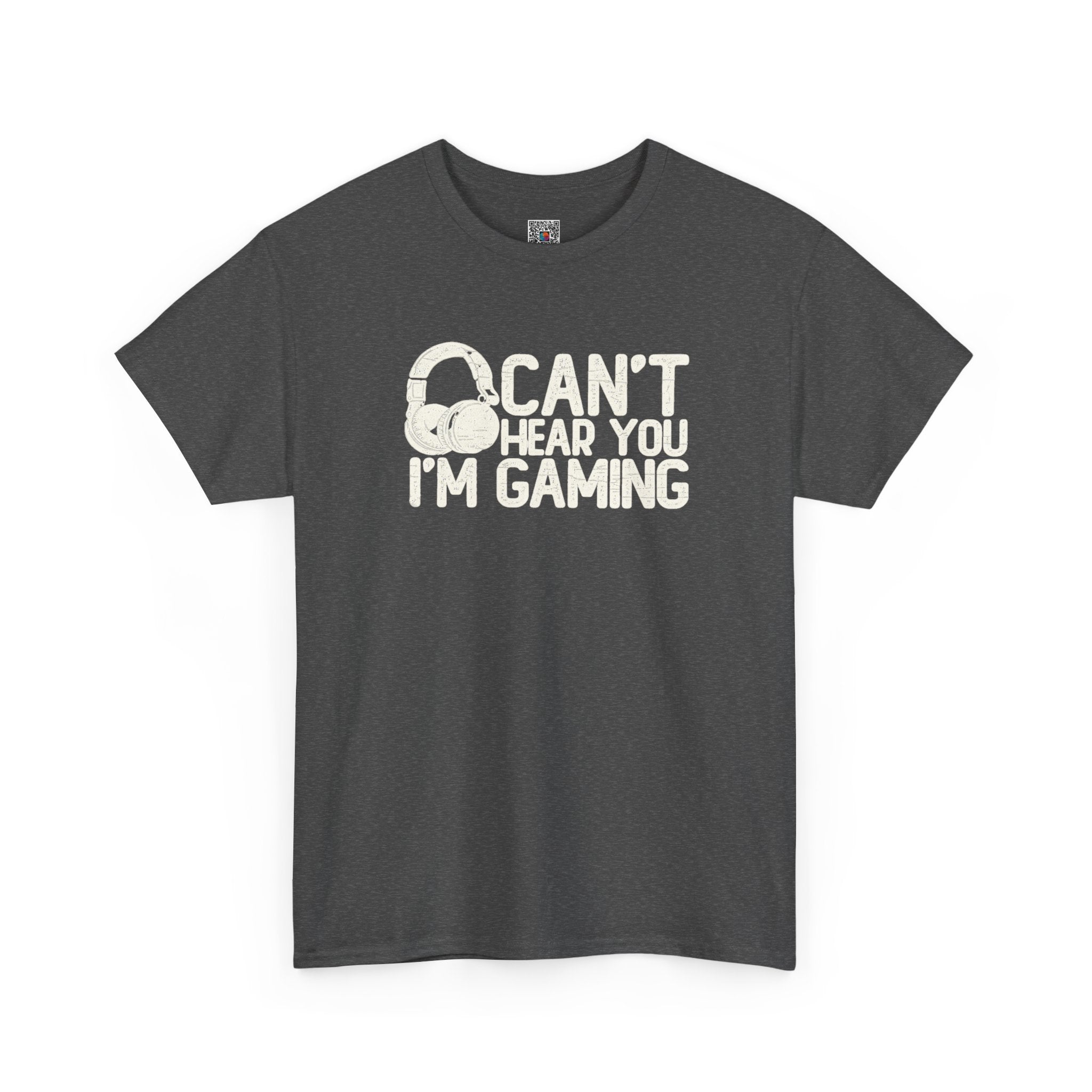Can’t Hear You, I’m Gaming T-Shirt | Funny Headset Gamer Design | Cr8tive Designs