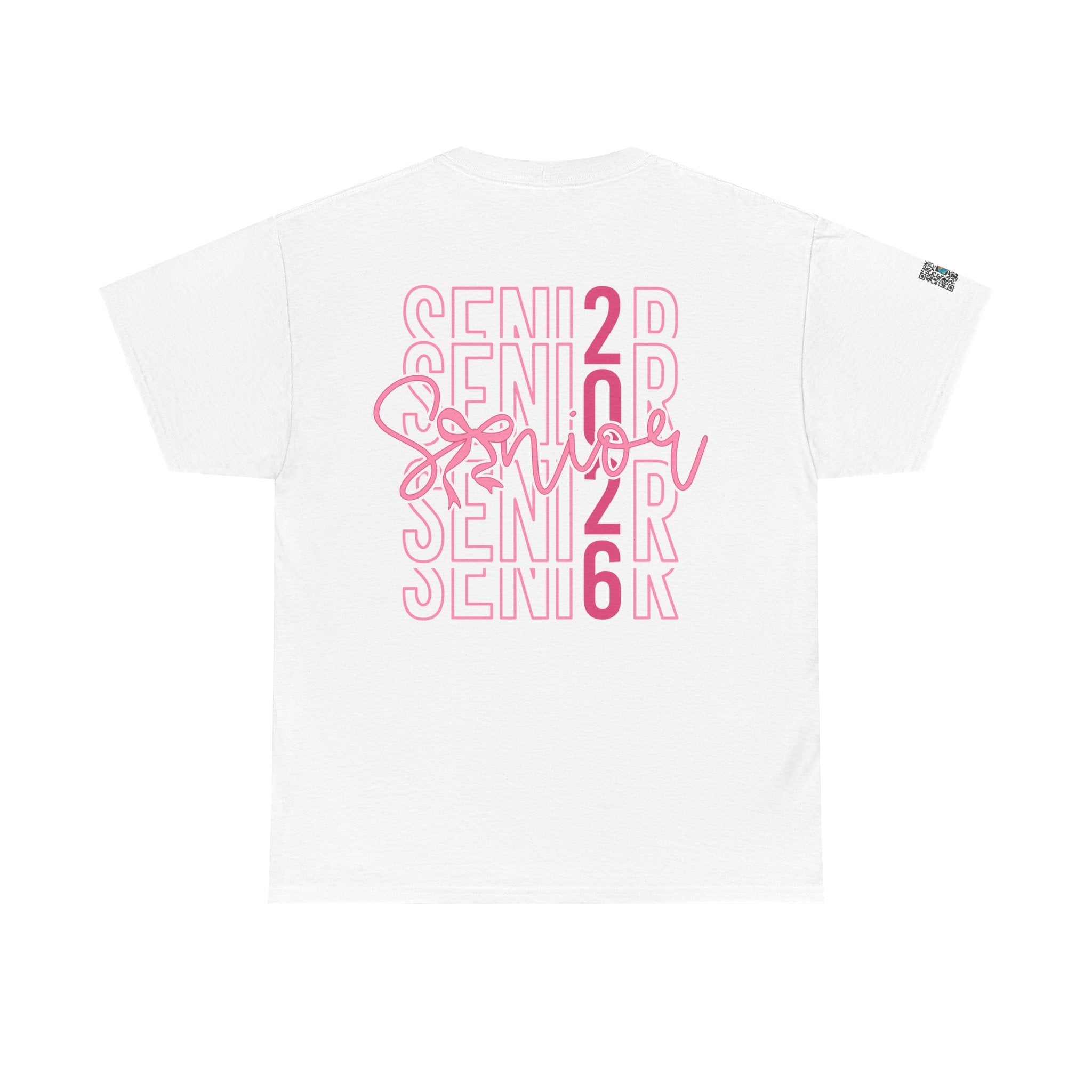 Senior 2026 Pink Script T-Shirt | Cute Graduation T-Shirt | Aesthetic Senior Shirt | Unisex Fit | Cr8tive Designs