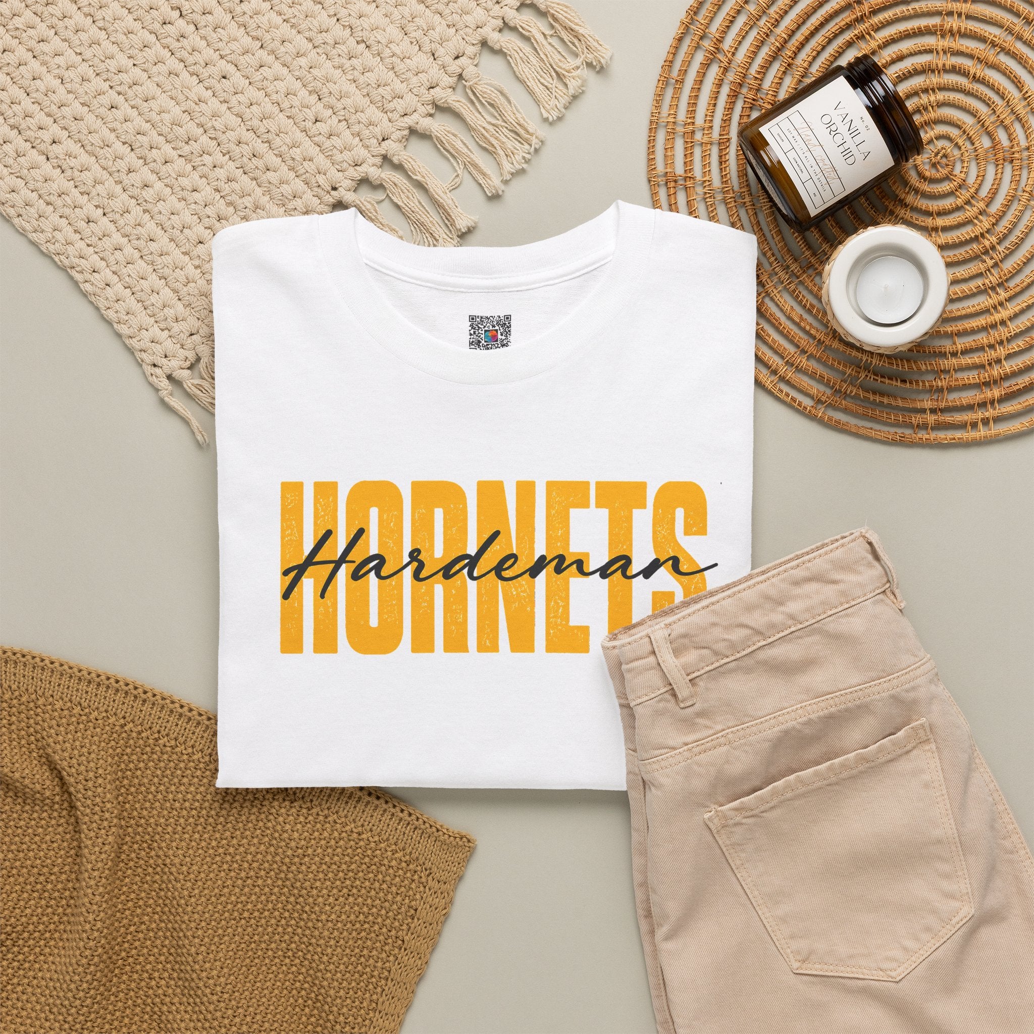 Hardeman Hornets Graphic T-Shirt | School Spirit Mascot Tee | Cr8tive Designs