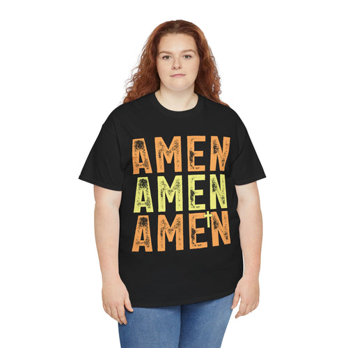 Amen Amen Amen – Bold Christian Faith T-Shirt | Cr8tive Designs