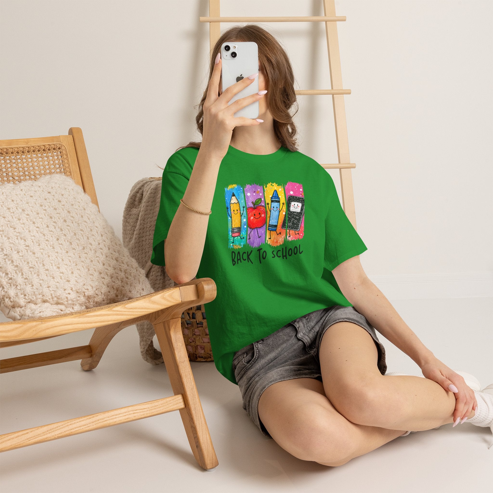 Back to School Crayon Crew Shirt | Colorful School Supply Tee | Cr8tive Designs