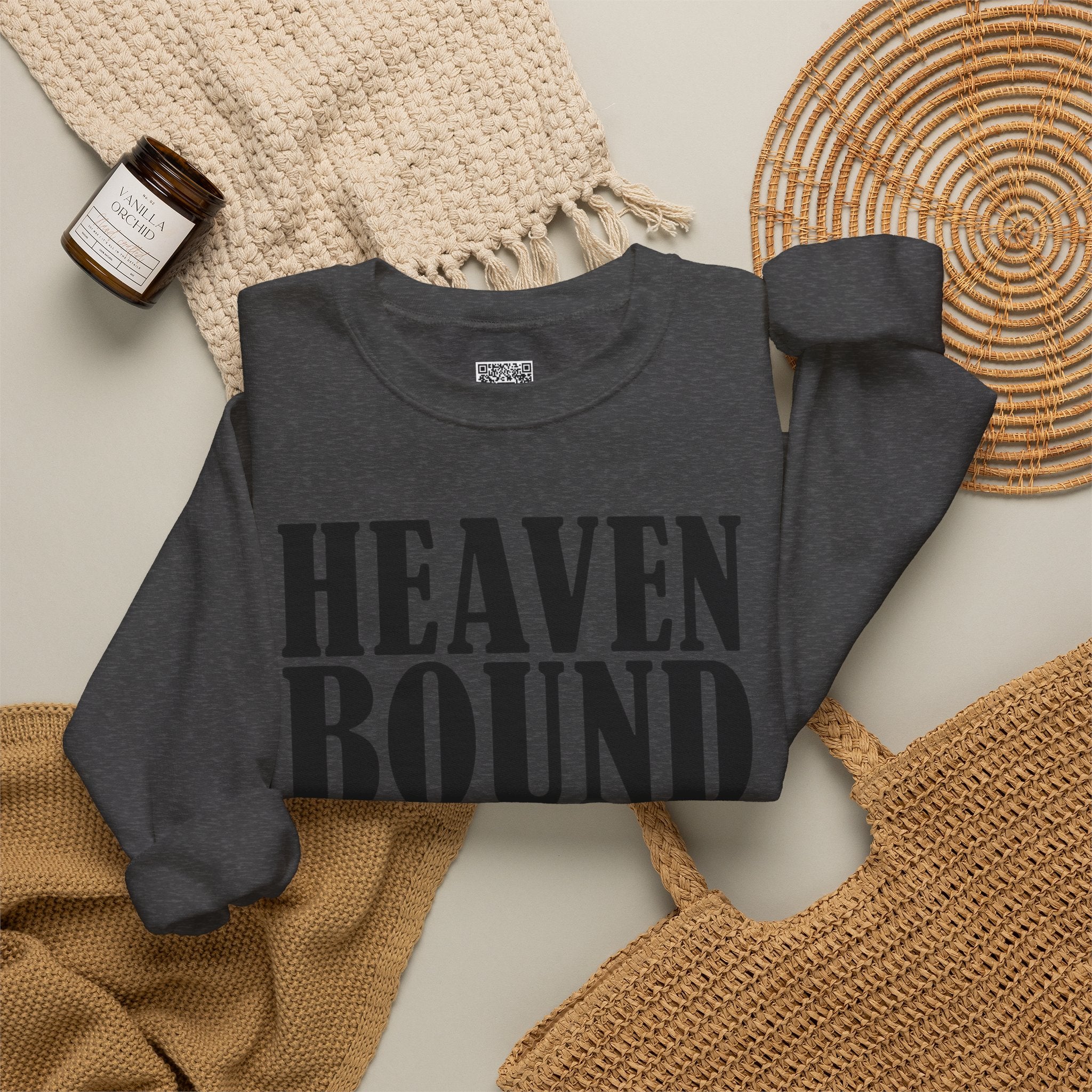 Heaven Bound Sweatshirt | Christian Faith Crewneck Pullover | Cr8tive Designs