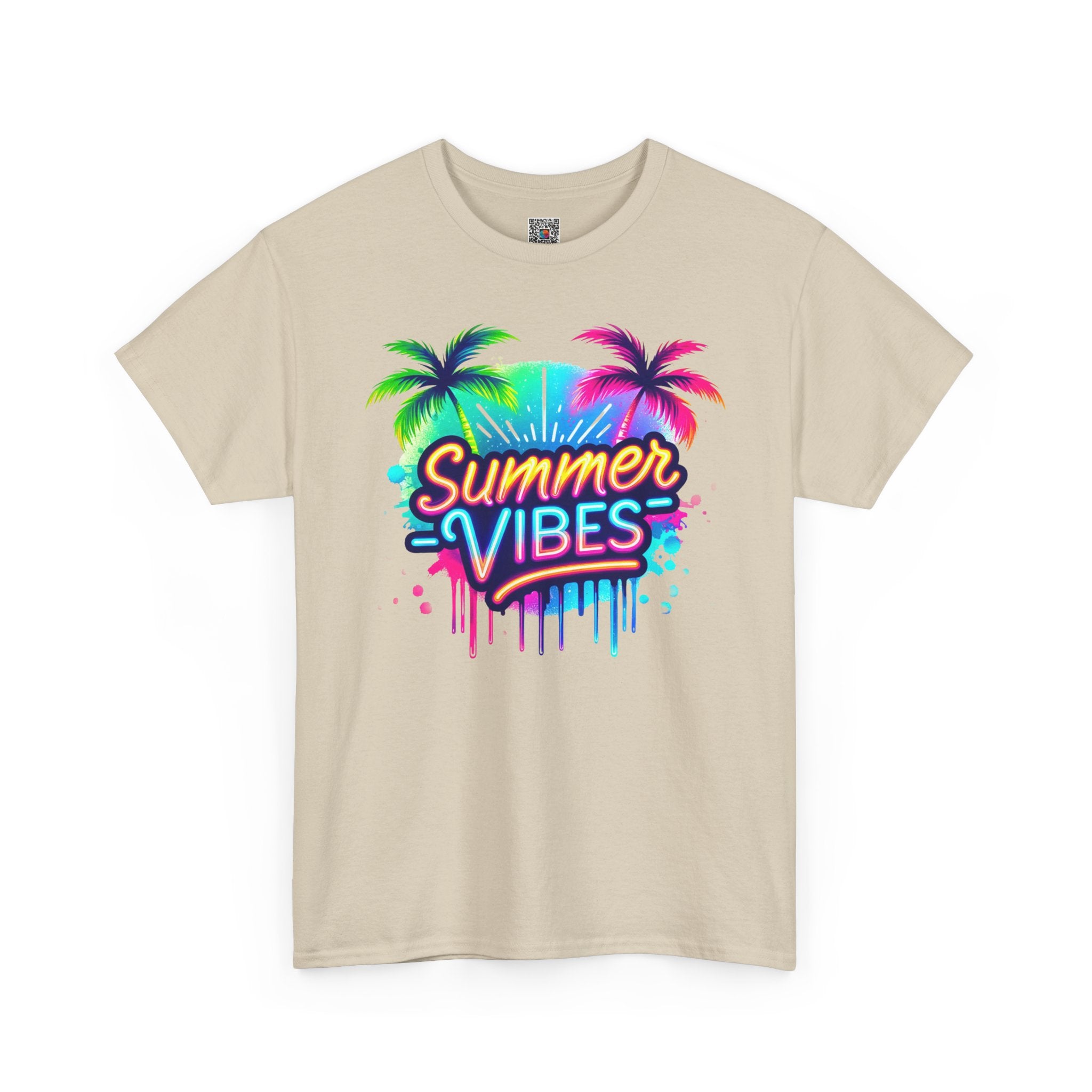 Summer Vibes | Neon Tropical Beach Design | Cr8tive Designs