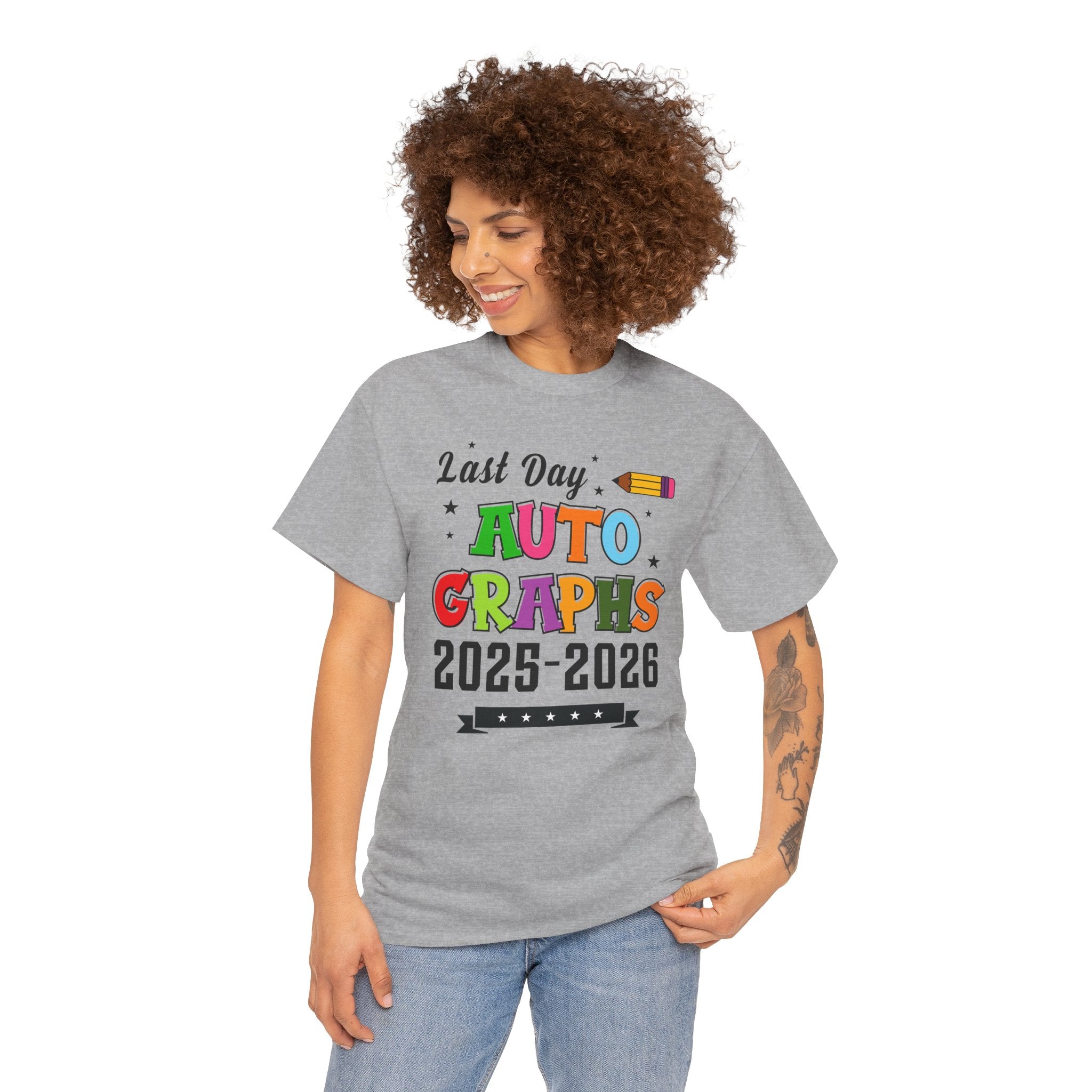 LAST DAY AUTOGRAPHS 2025-2026 T-SHIRT | SIGNATURE SHIRT | LAST DAY OF SCHOOL SHIRT | CR8TIVE DESIGNS
