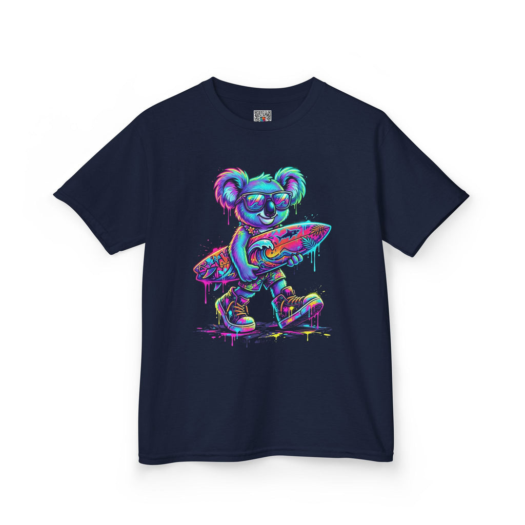 Neon Surfing Koala Graphic Tee | Cr8tive Designs