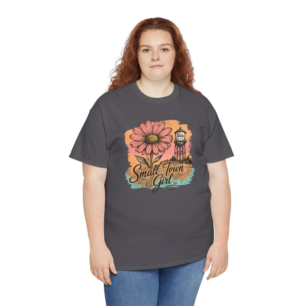 Small Town Girl Wildflower Tee | Rustic Country Graphic Shirt | Cr8tive Designs