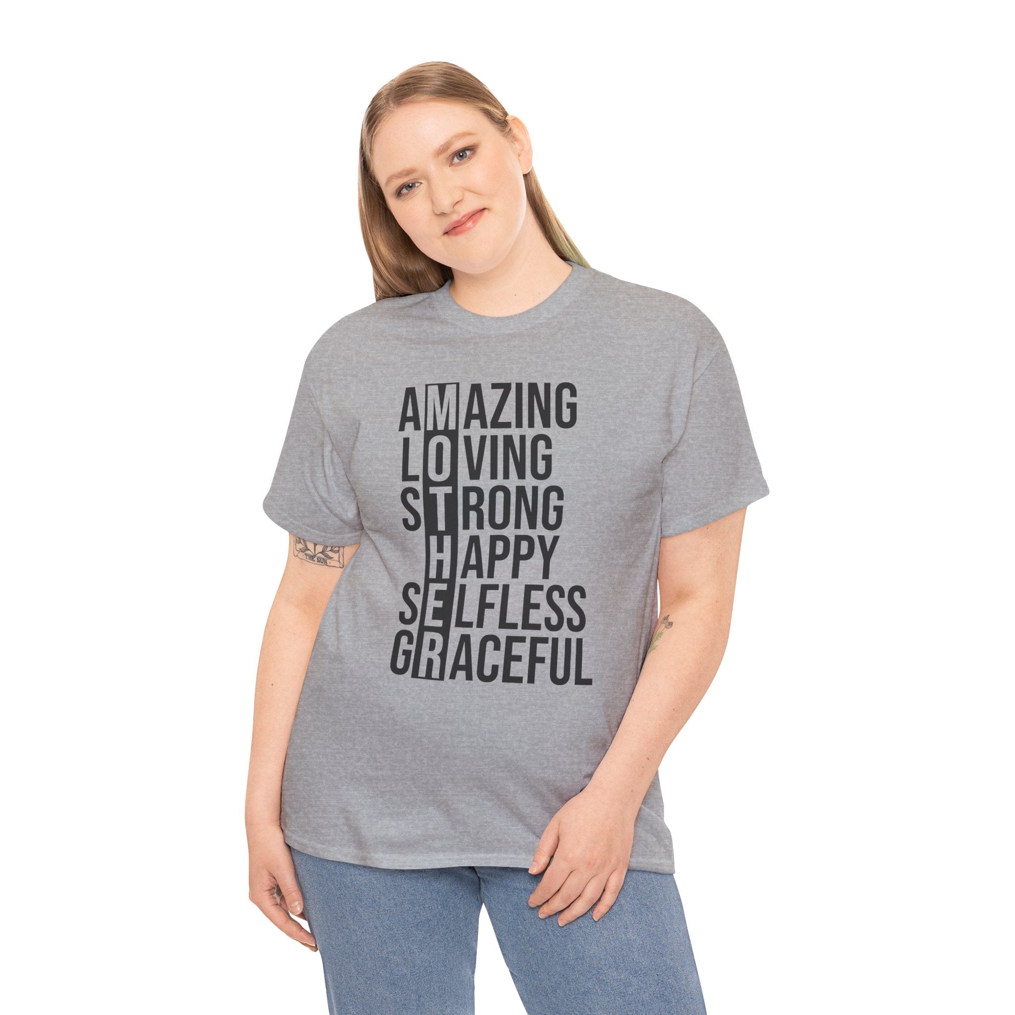 Inspirational Affirmation T-Shirt for Women – Amazing Loving Strong Happy Graphic Tee | Self Love Gift | Cr8tive Designs
