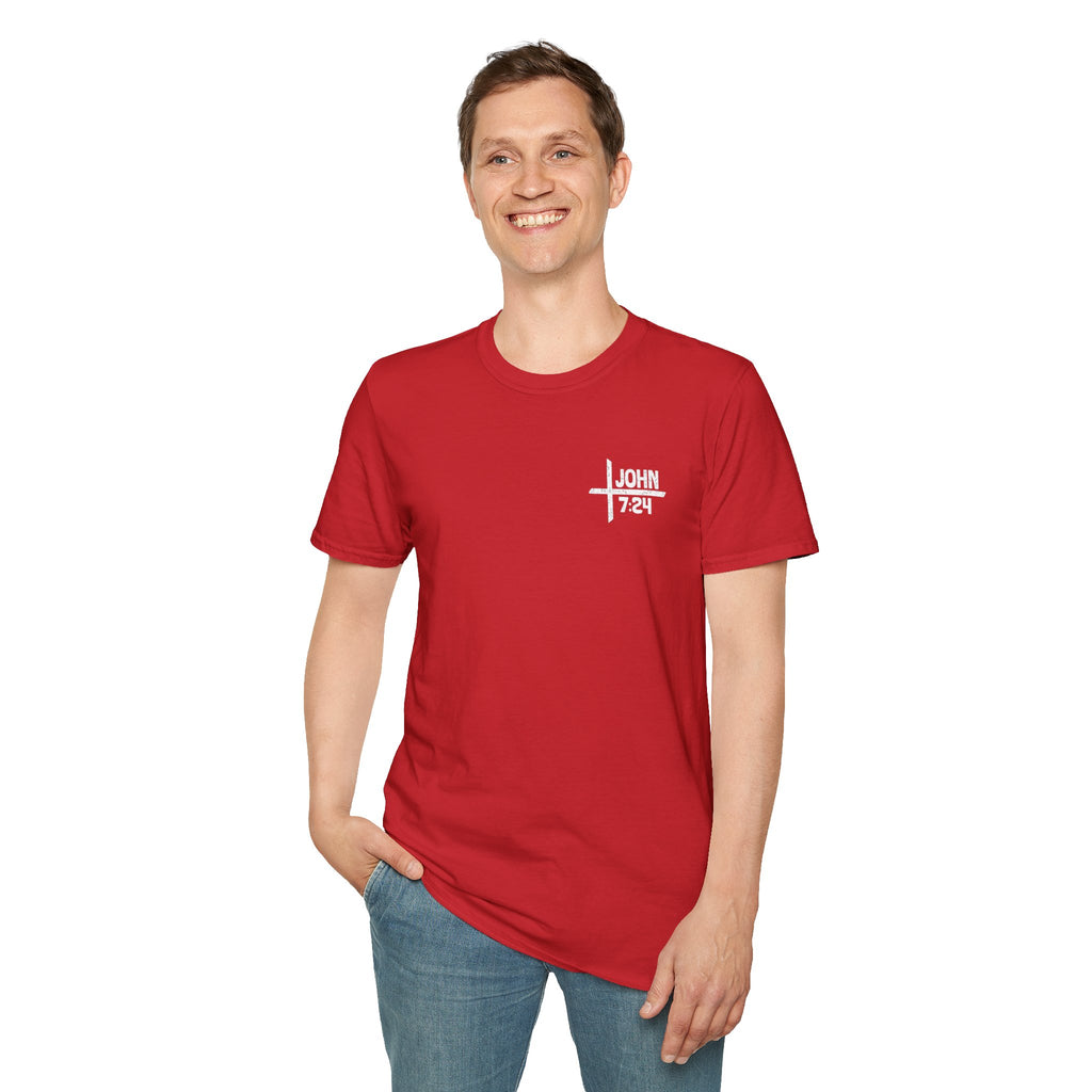 Christian & Tattooed | John 7:24 Scripture T-Shirt | Cr8tive Designs