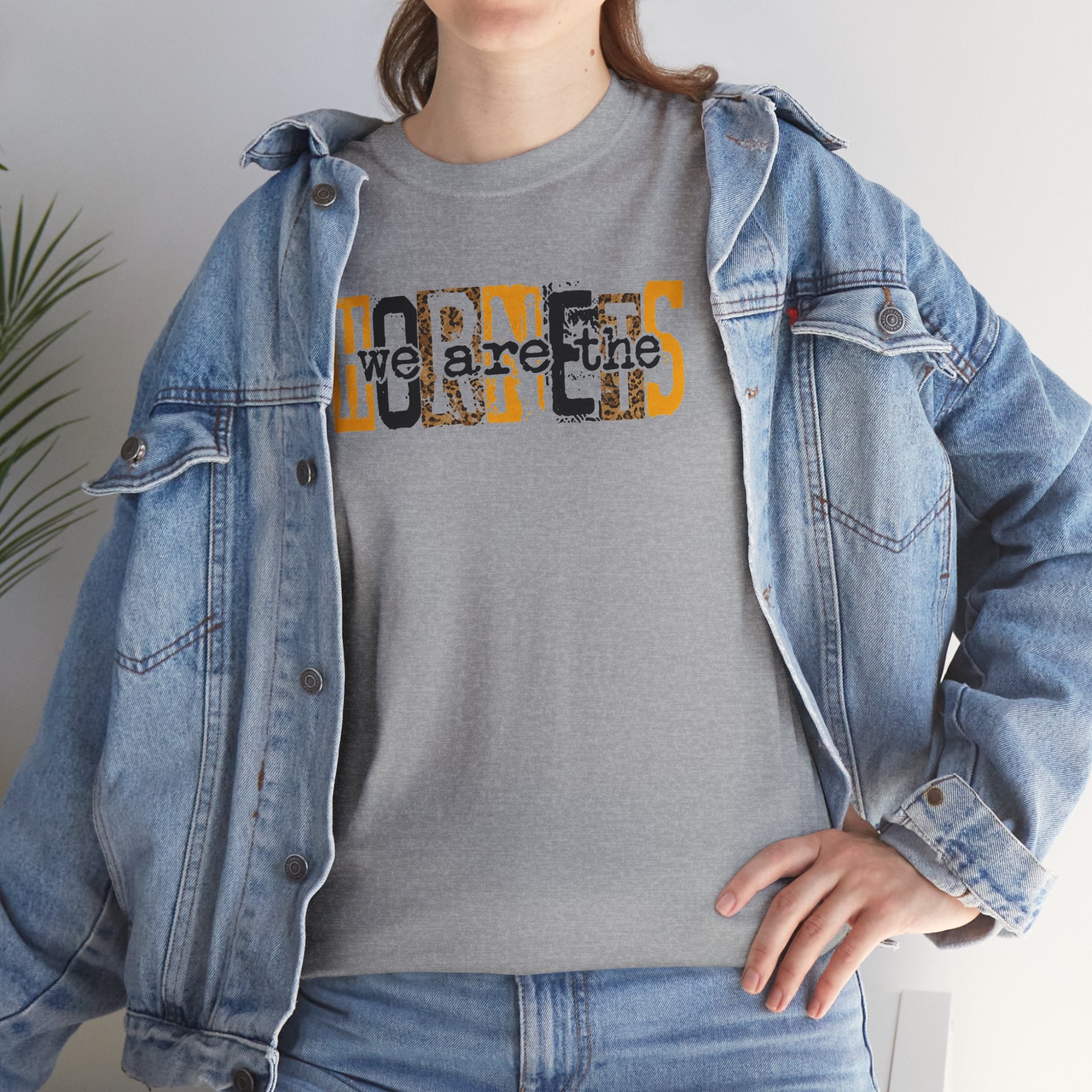 We Are the Hornets Graphic T-Shirt | School Spirit Mascot Adult Tee | Cr8tive Designs