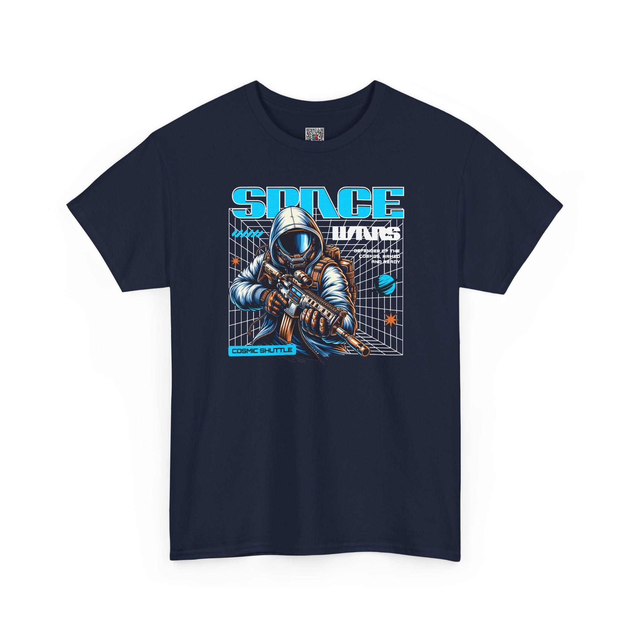Space Vikings | Retro Sci-Fi Astronaut Graphic T-Shirt | Cr8tive Designs