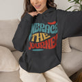 Embrace the Journey | Colorful Retro Motivational Hoodie | Cr8tive Designs