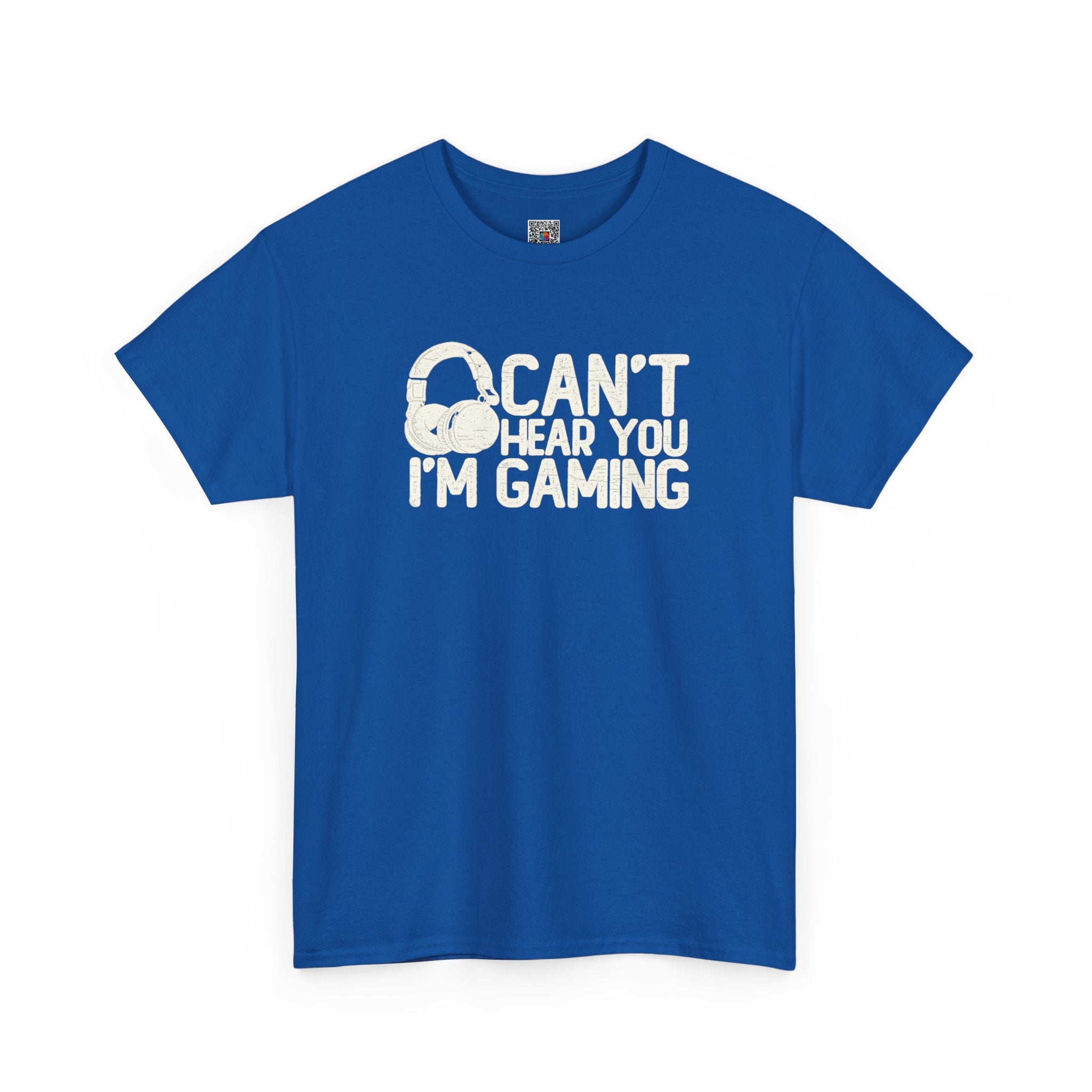 Can’t Hear You, I’m Gaming T-Shirt | Funny Headset Gamer Design | Cr8tive Designs