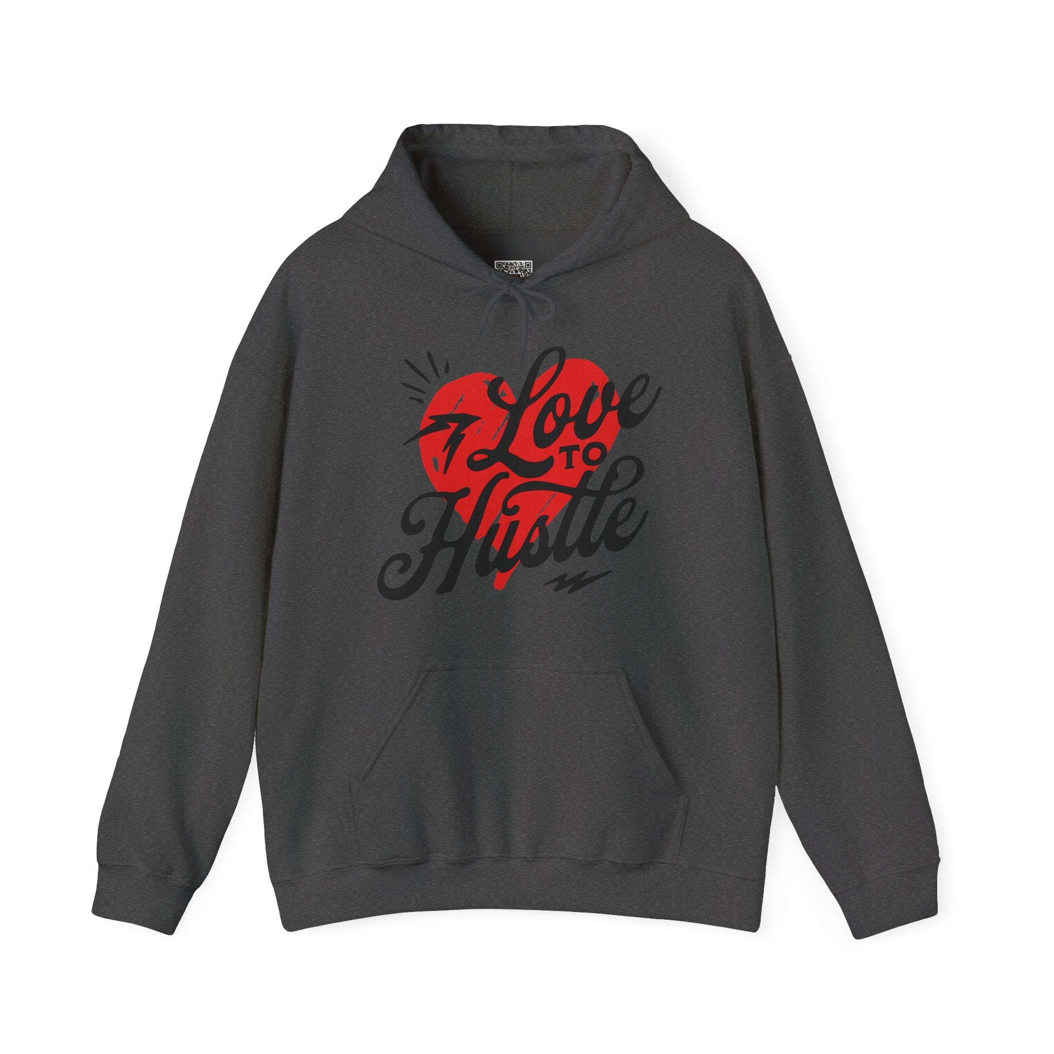 Love to Hustle | Bold Retro Motivational Hoodie | Cr8tive Designs