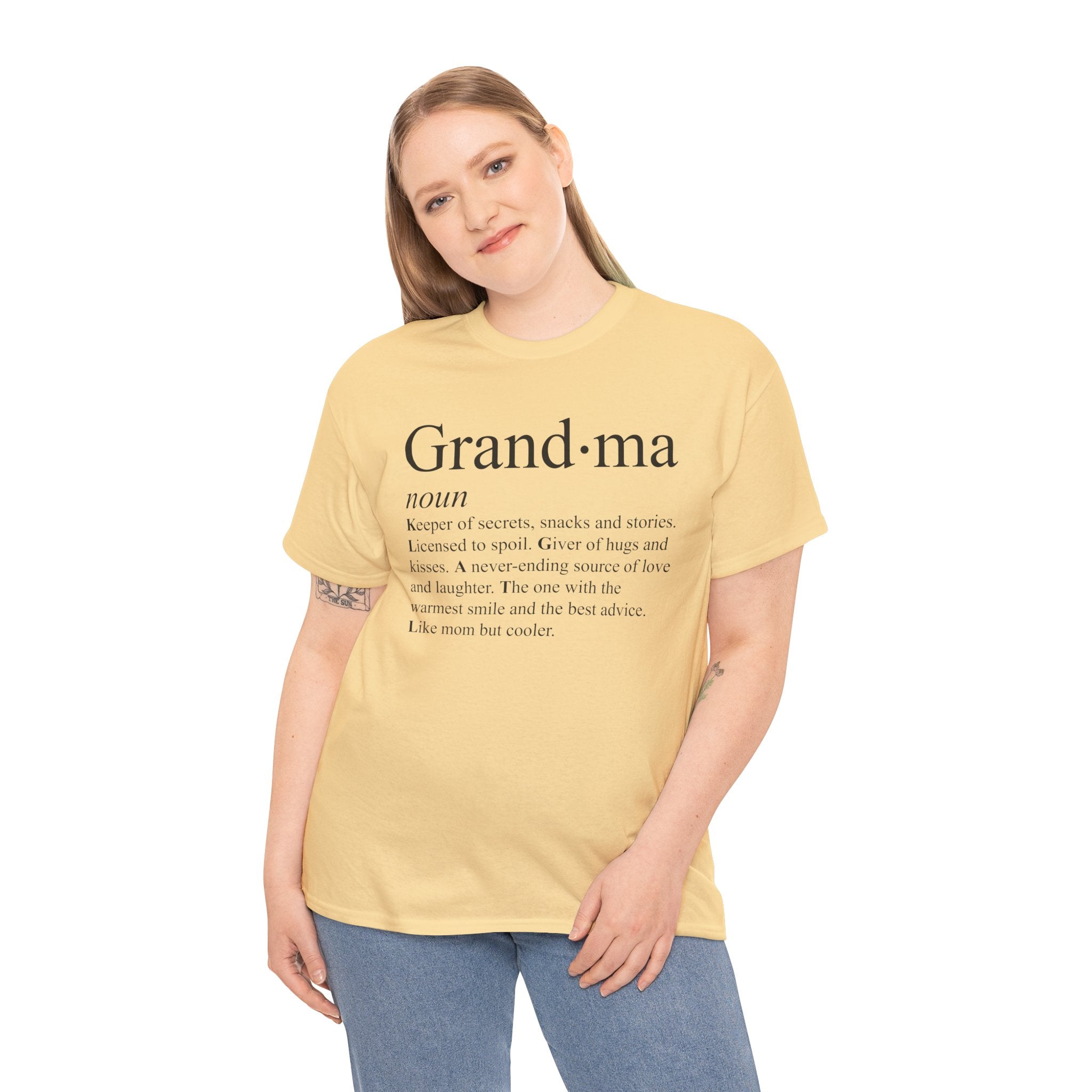 Grandma Definition Shirt – Sweet & Sentimental Gift for Grandma, Cozy Graphic Tee | Cr8tive Designs
