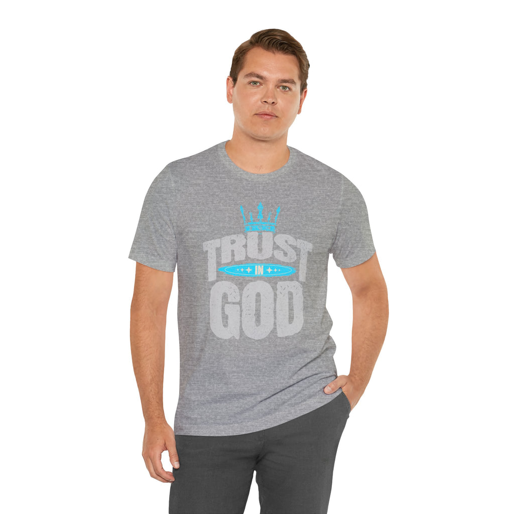 Trust in God T-Shirt | Faith Graphic Tee with Crown Design| Cr8tive Designs