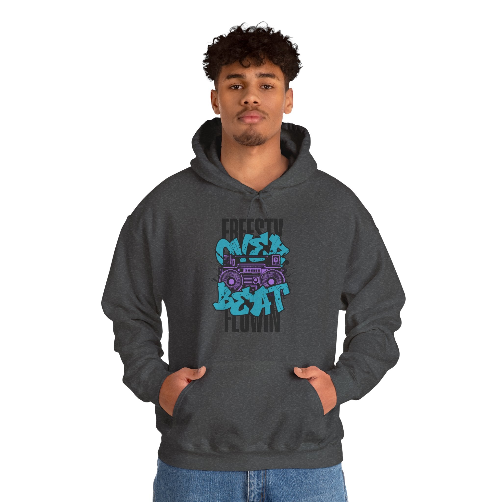 Freestyle Beat Flowin’ | Retro Hip-Hop Hoodie | Cr8tive Designs