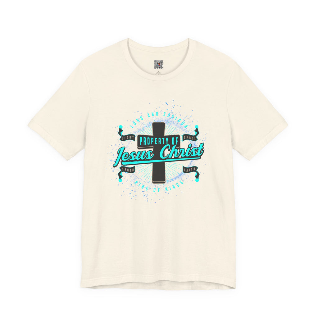 Jesus Christ Cross T-Shirt — "Property of Jesus Christ" Faith Tee| Cr8tive Designs