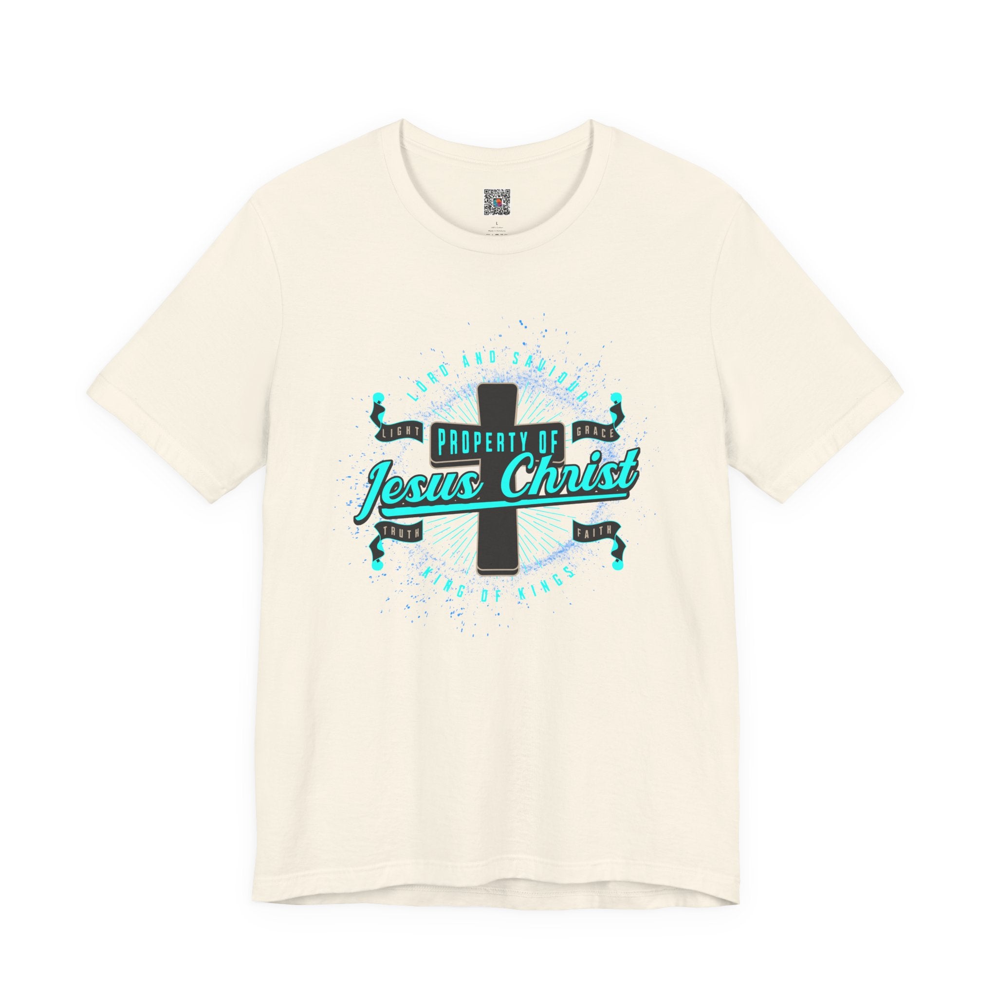 Jesus Christ Cross T-Shirt — "Property of Jesus Christ" Faith Tee| Cr8tive Designs