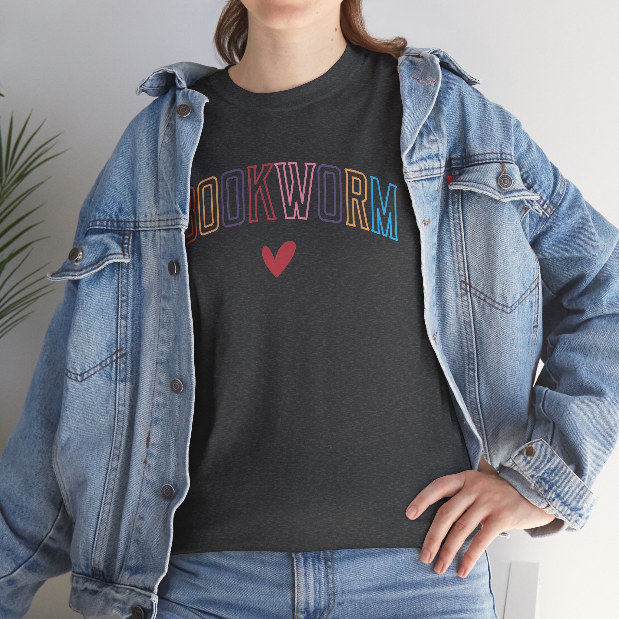 Bookworm Varsity Graphic Tee | Colorful Book Lover T-Shirt | Cr8tive Designs