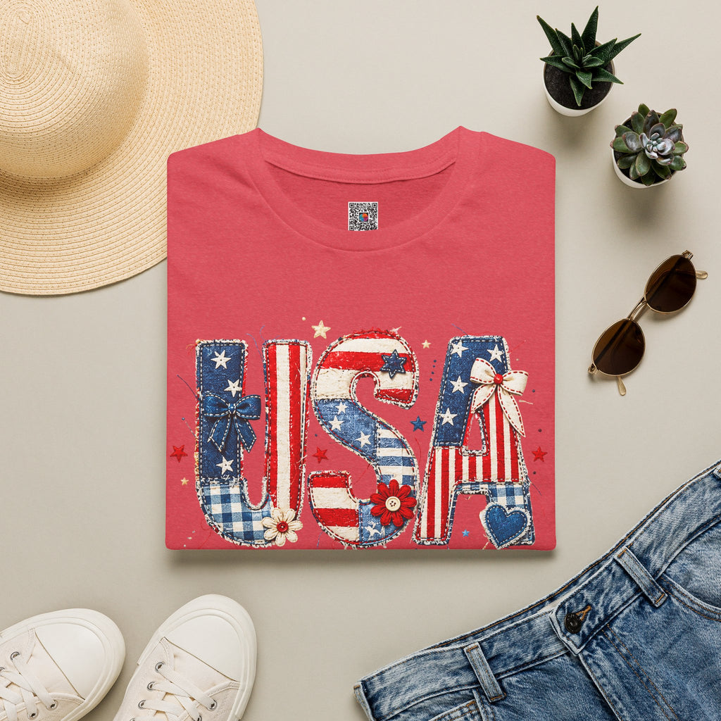 USA Patriotic | Vintage Red White & Blue Design | Cr8tive Designs