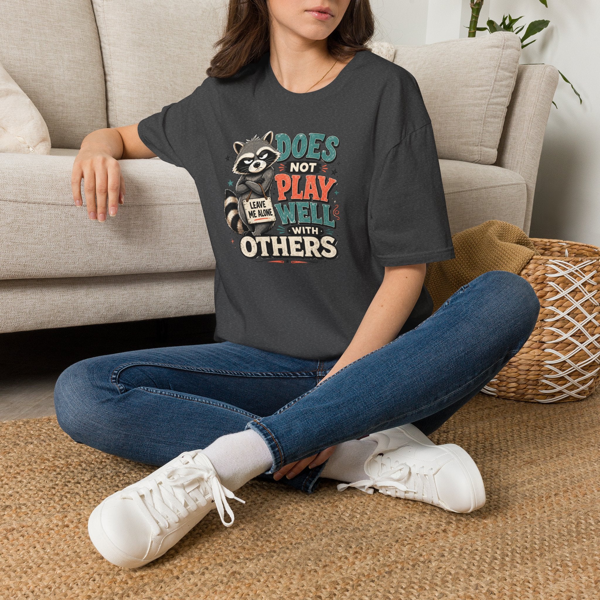 Sarcastic Raccoon Graphic Tee | Cr8tive Designs