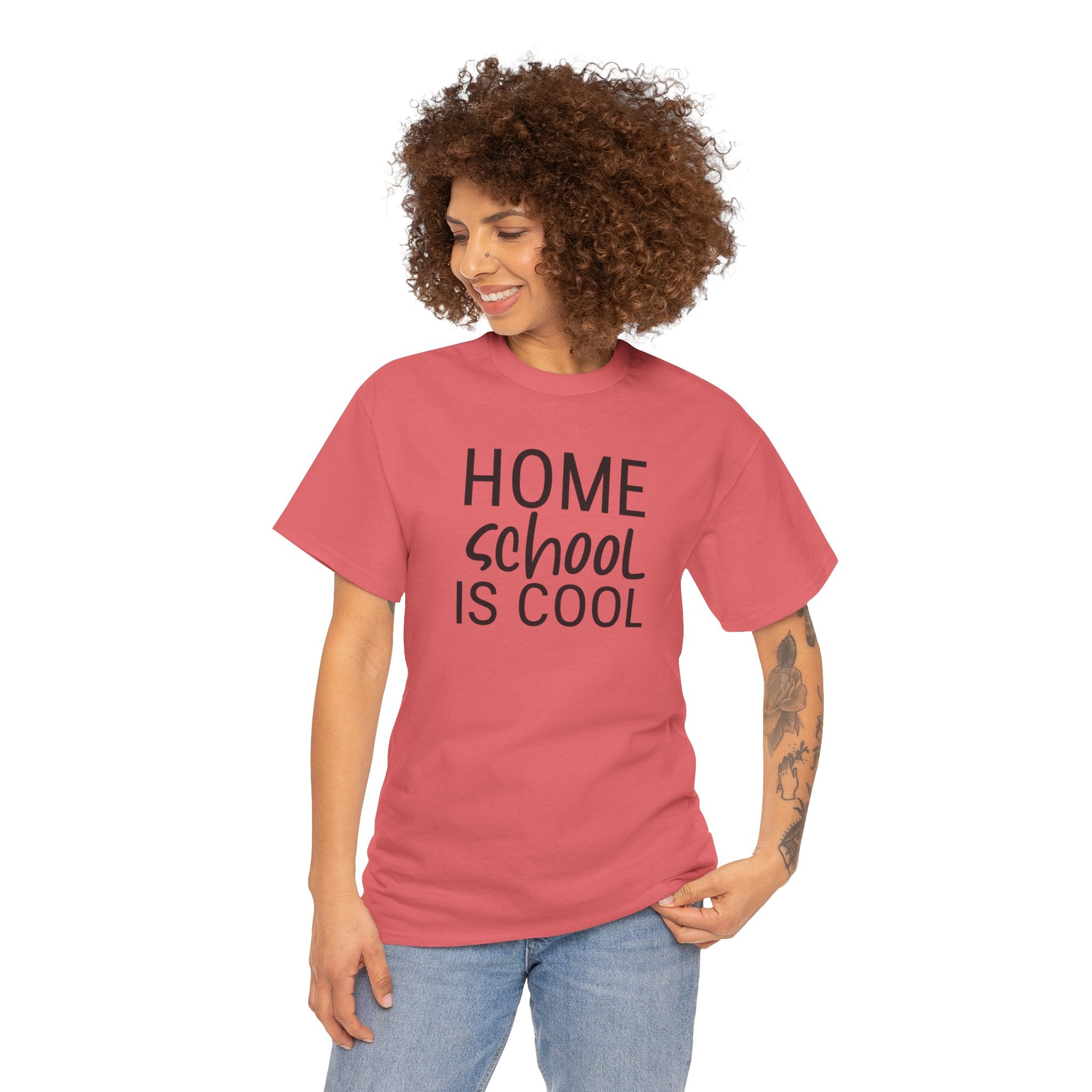 Homeschool Is Cool T-Shirt — Fun Homeschooling Tee for Parents