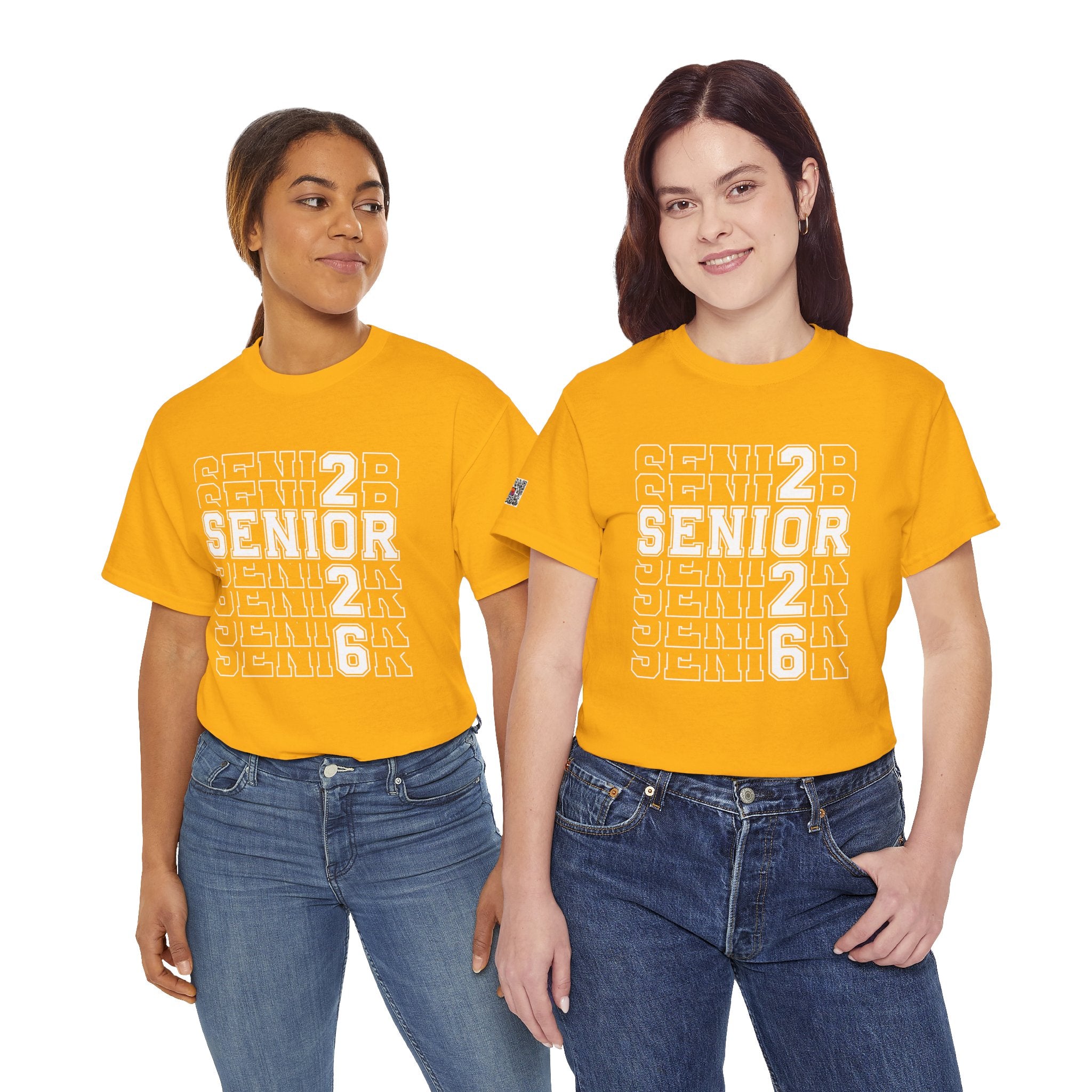 Senior 2026 Stacked Graphic T-Shirt | Bold Graduation Tee | Unisex Senior Year Shirt | Cr8tive Designs