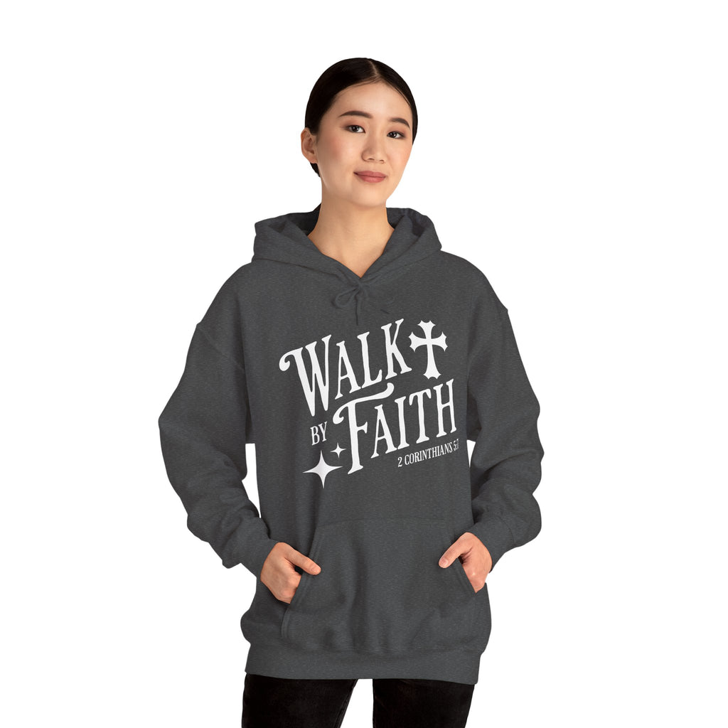 Walk by Faith | Christian Scripture Hoodie | Cr8tive Designs
