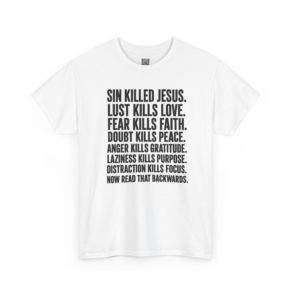 Now Read That Backwards | Bold Christian Faith Statement T-Shirt | Cr8tive Designs