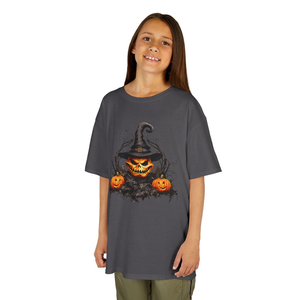 Kids Halloween Pumpkin Witch T-Shirt | Cr8tive Designs