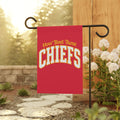 How ’Bout Those Chiefs Flag | Red & Gold Football Garden Flag | Cr8tive Designs