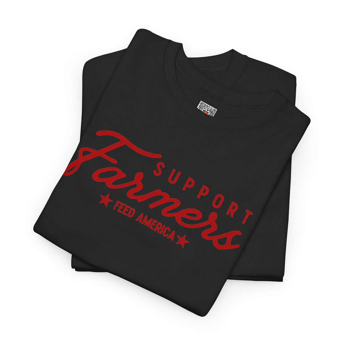 Support Farmers Feed America T-Shirt | Patriotic Agriculture Graphic Tee | Cr8tive Designs
