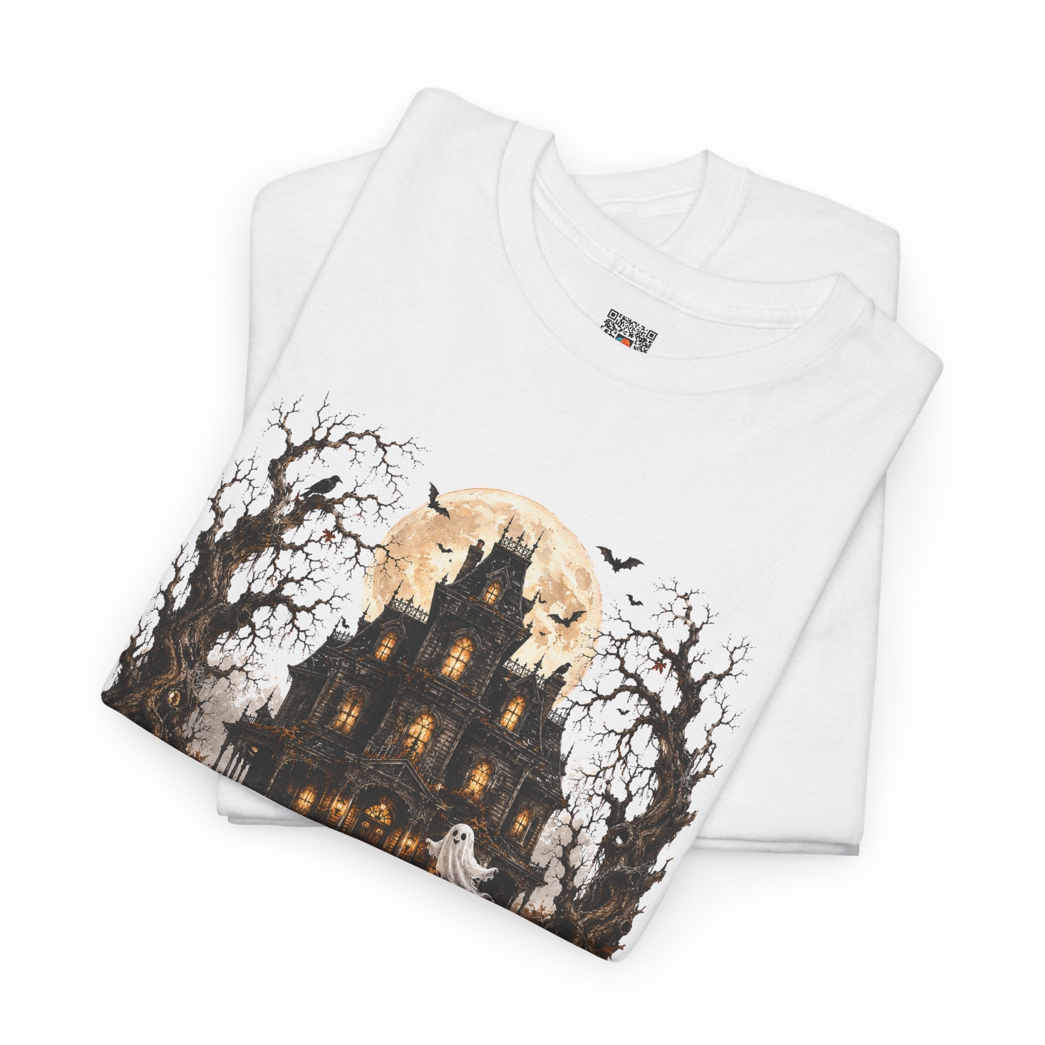 Haunted Manor Halloween T-Shirt | Spooky Season Graphic Tee | Cr8tive Designs