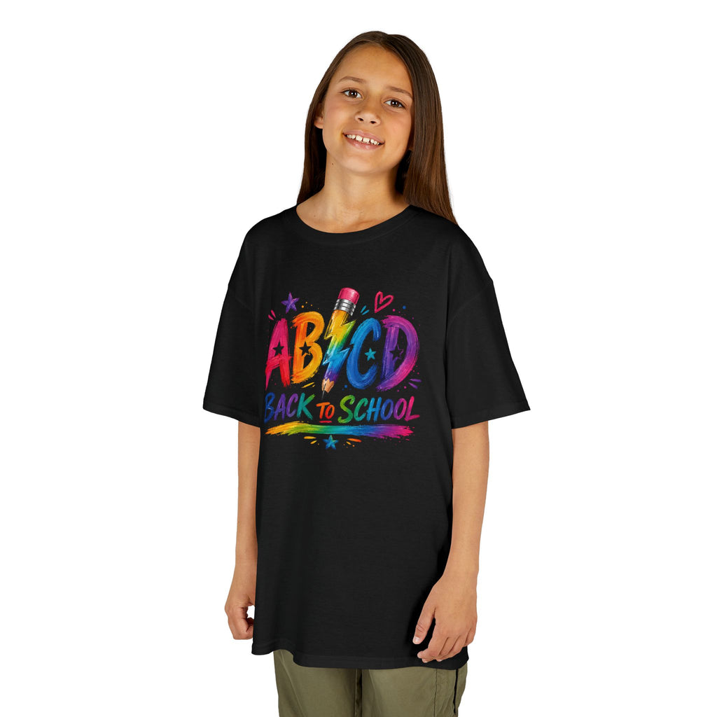 ABC Back to School | Colorful Pencil Youth T-Shirt | Cr8tive Designs