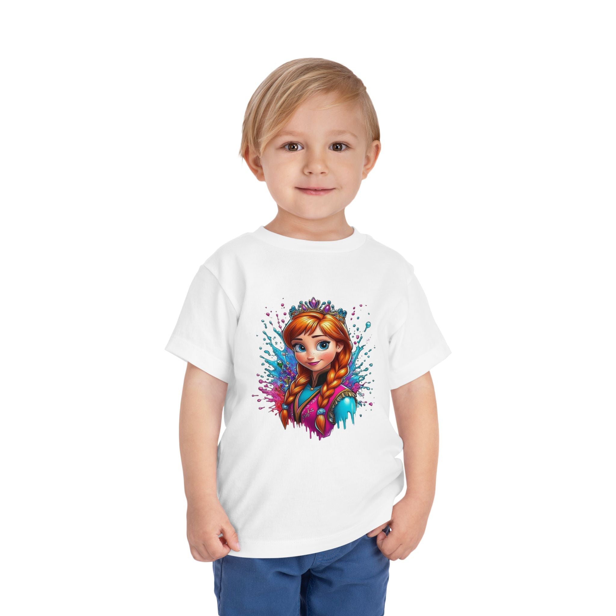 Snow Kingdom Princess Toddler Tee | Colorful Fairytale T-Shirt Design | Cr8tive Designs