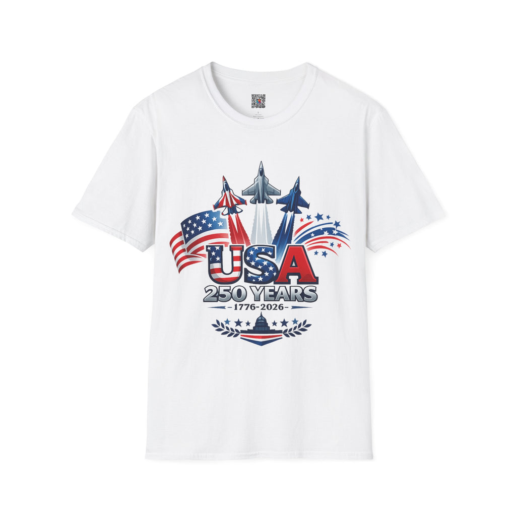 USA 250 Years | Patriotic Jet & American Flag Design | Cr8tive Designs