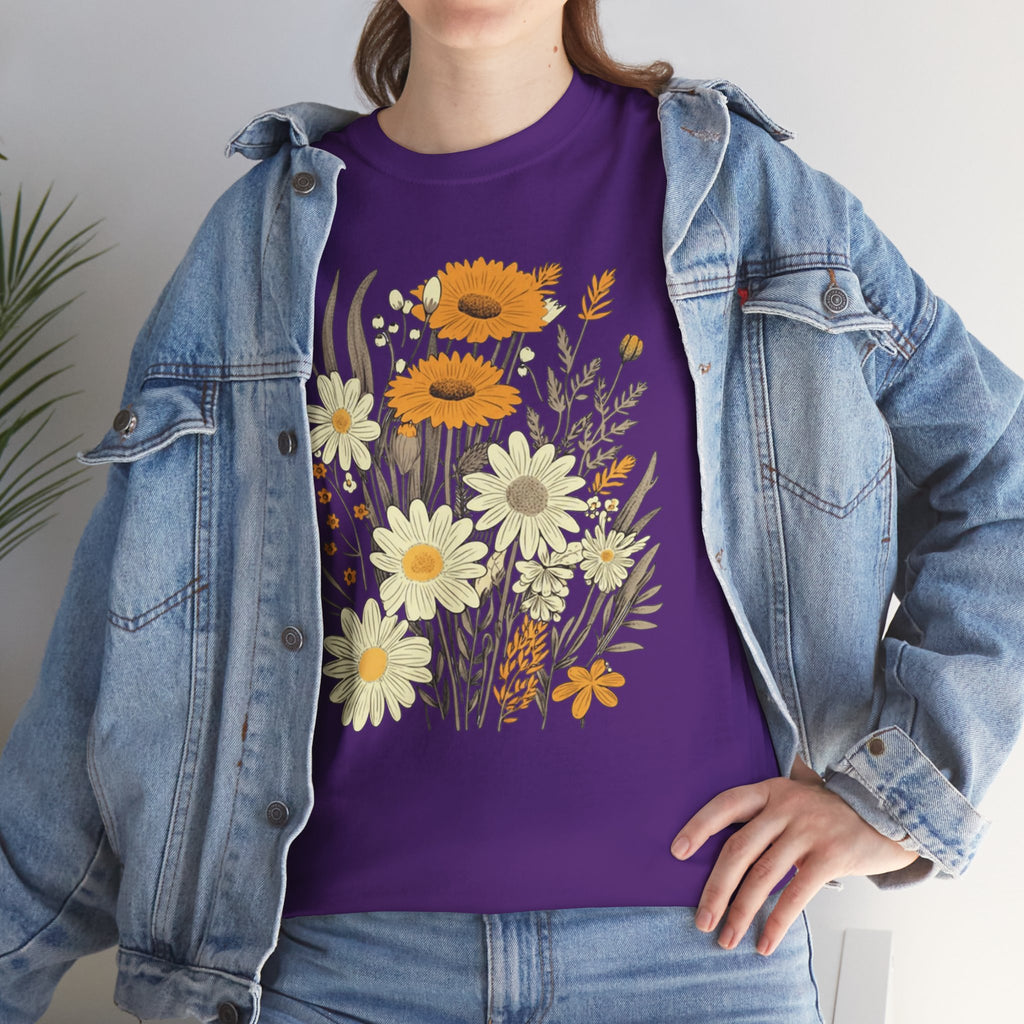 Vintage Yellow Floral T-Shirt
