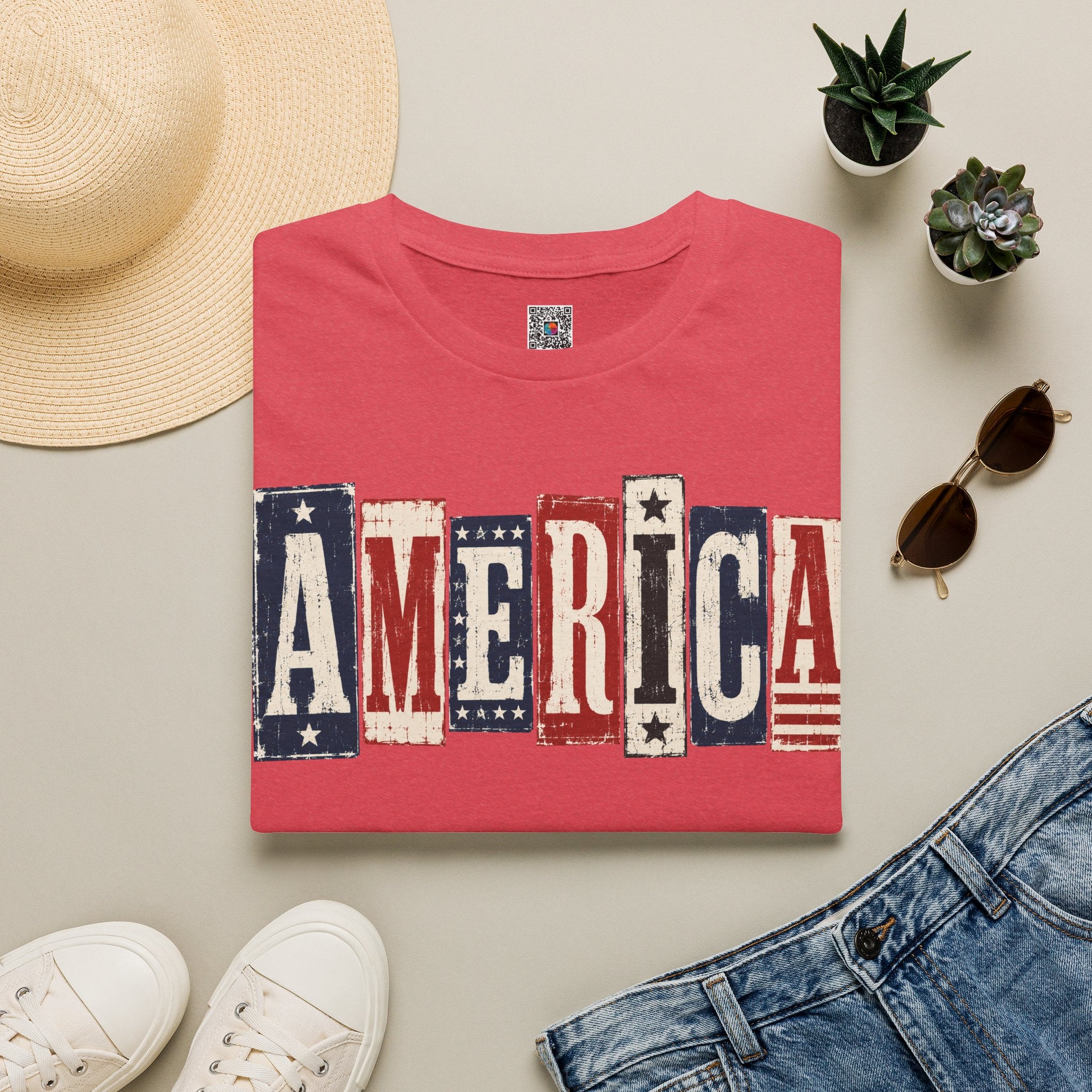America | Distressed Americana T-Shirt | Cr8tive Designs