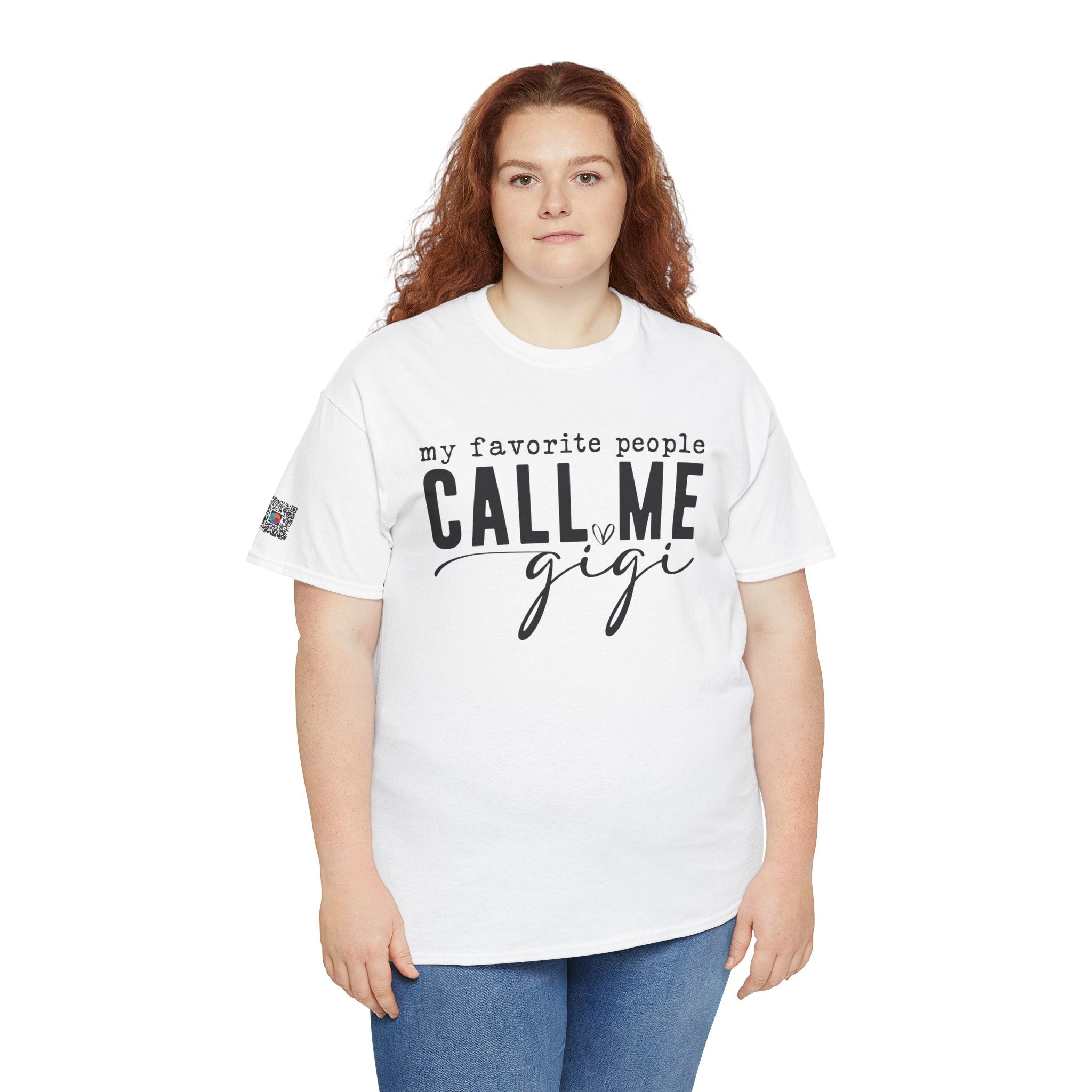 My Favorite People Call Me Gigi T-Shirt | Cute Grandma Gift Tee | Loving Family Quote Shirt | Cr8tive Designs