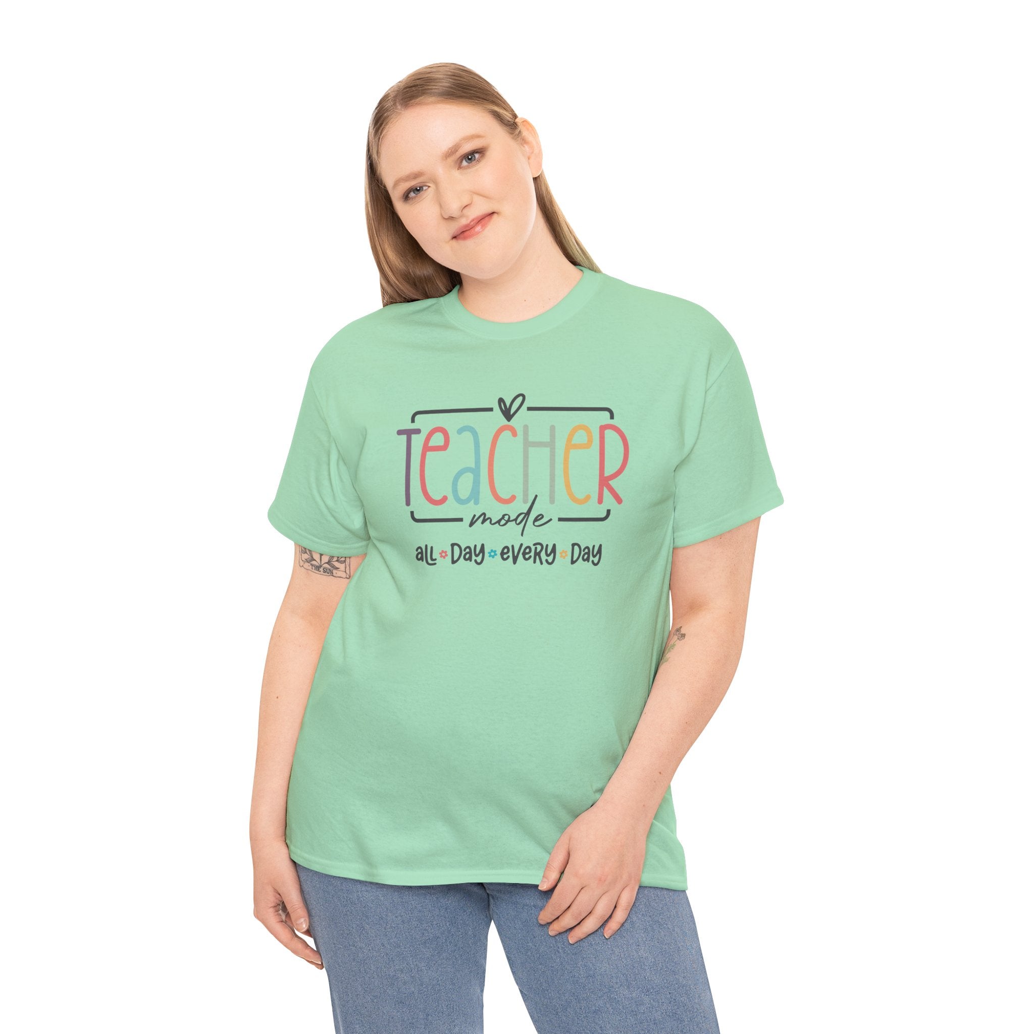 Teach Love Inspire Teacher Shirt | Back to School Teacher Tee | Cr8tive Designs