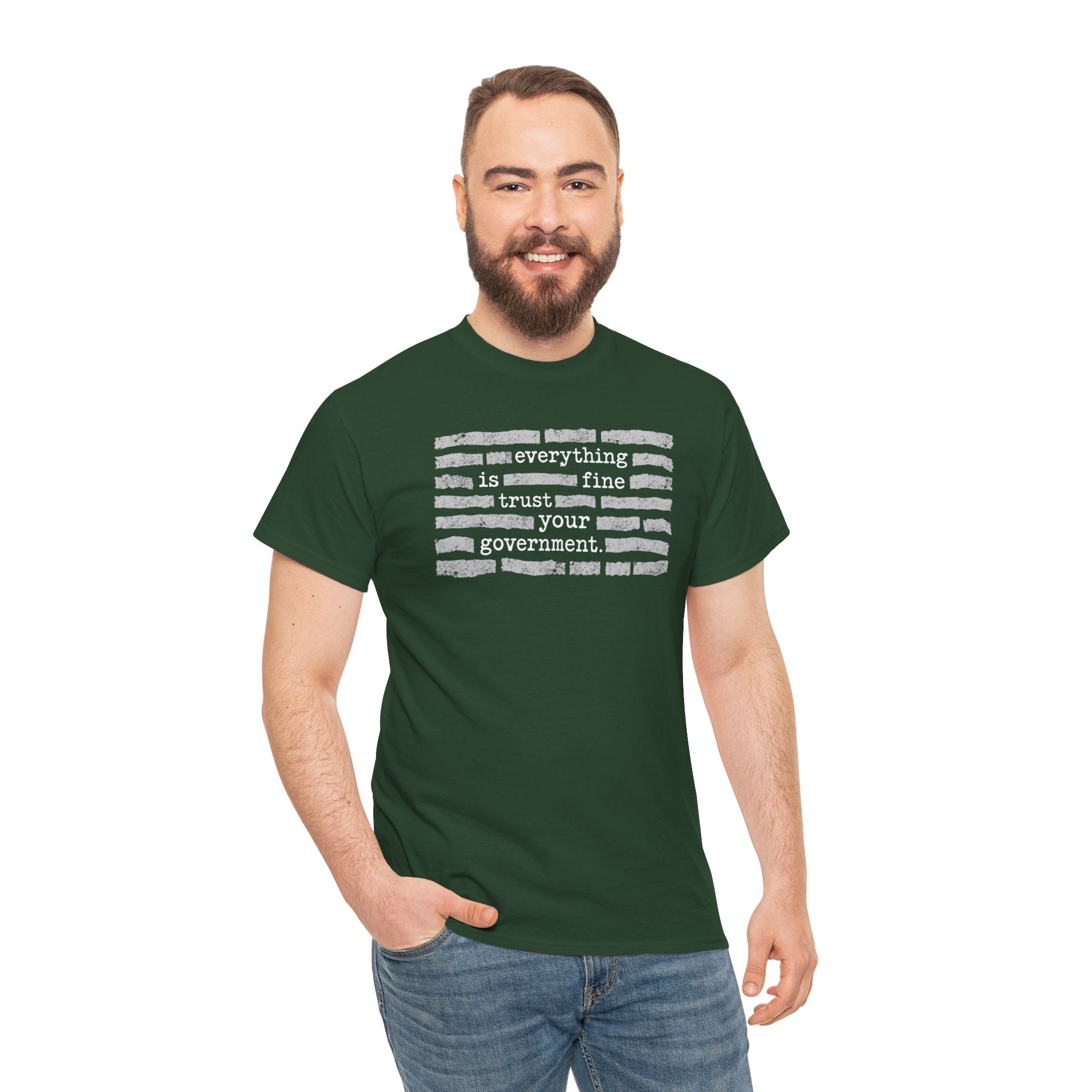 Trust Your Government | Distressed Statement Tee | Cr8tive Designs
