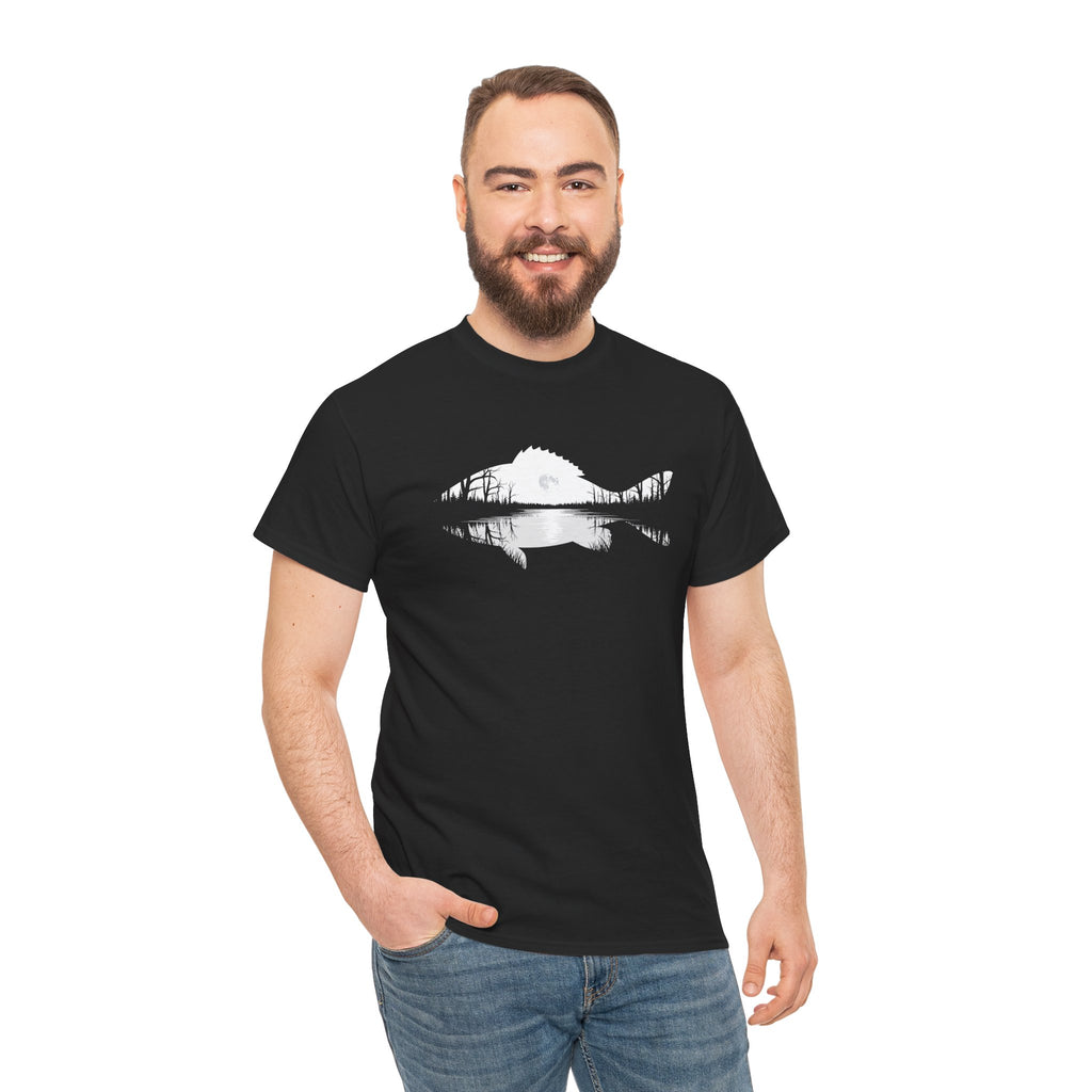 Fish Silhouette | Lake Life Fishing Tee | Cr8tive Designs