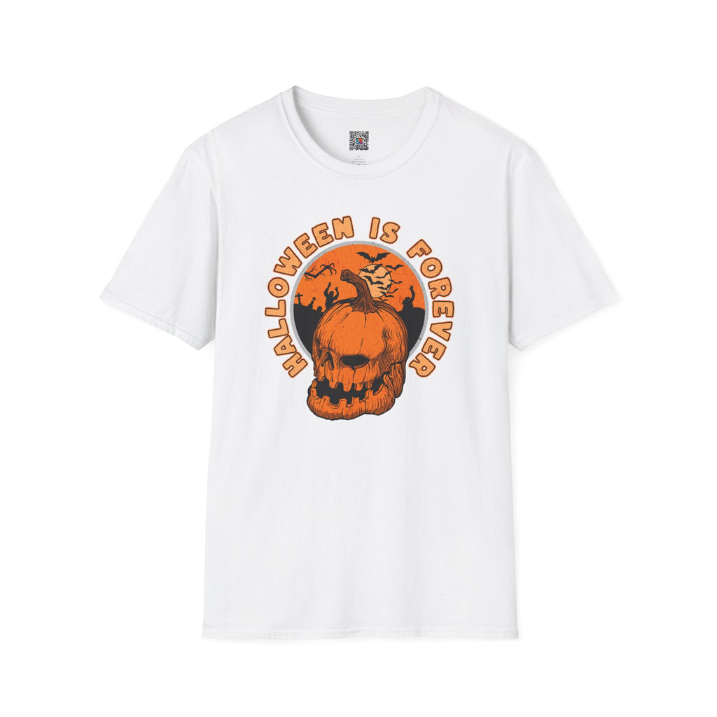 Halloween Is Forever T-Shirt | Vintage Pumpkin & Bats Halloween Tee | Cr8tive Designs