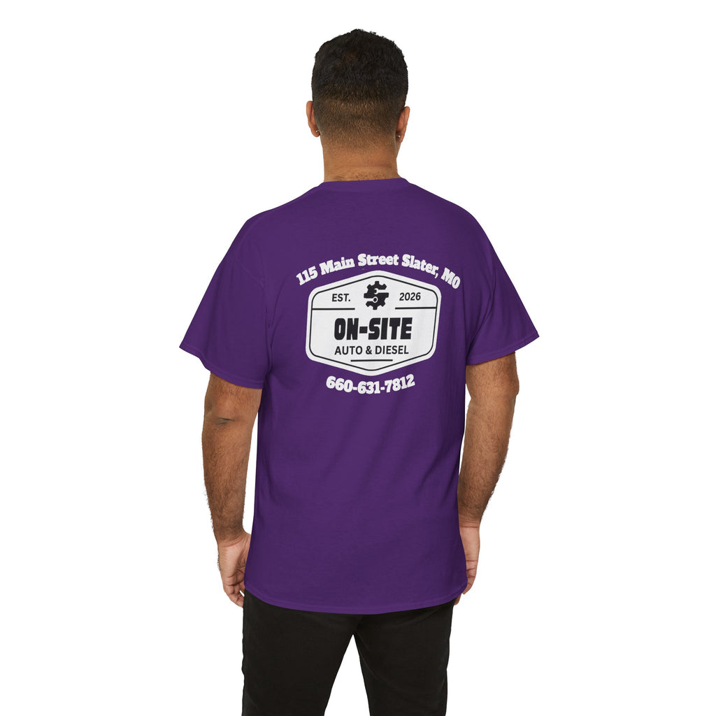 On-Site Auto & Diesel Logo T-Shirt | Local Business Work Shirt | Cr8tive Designs