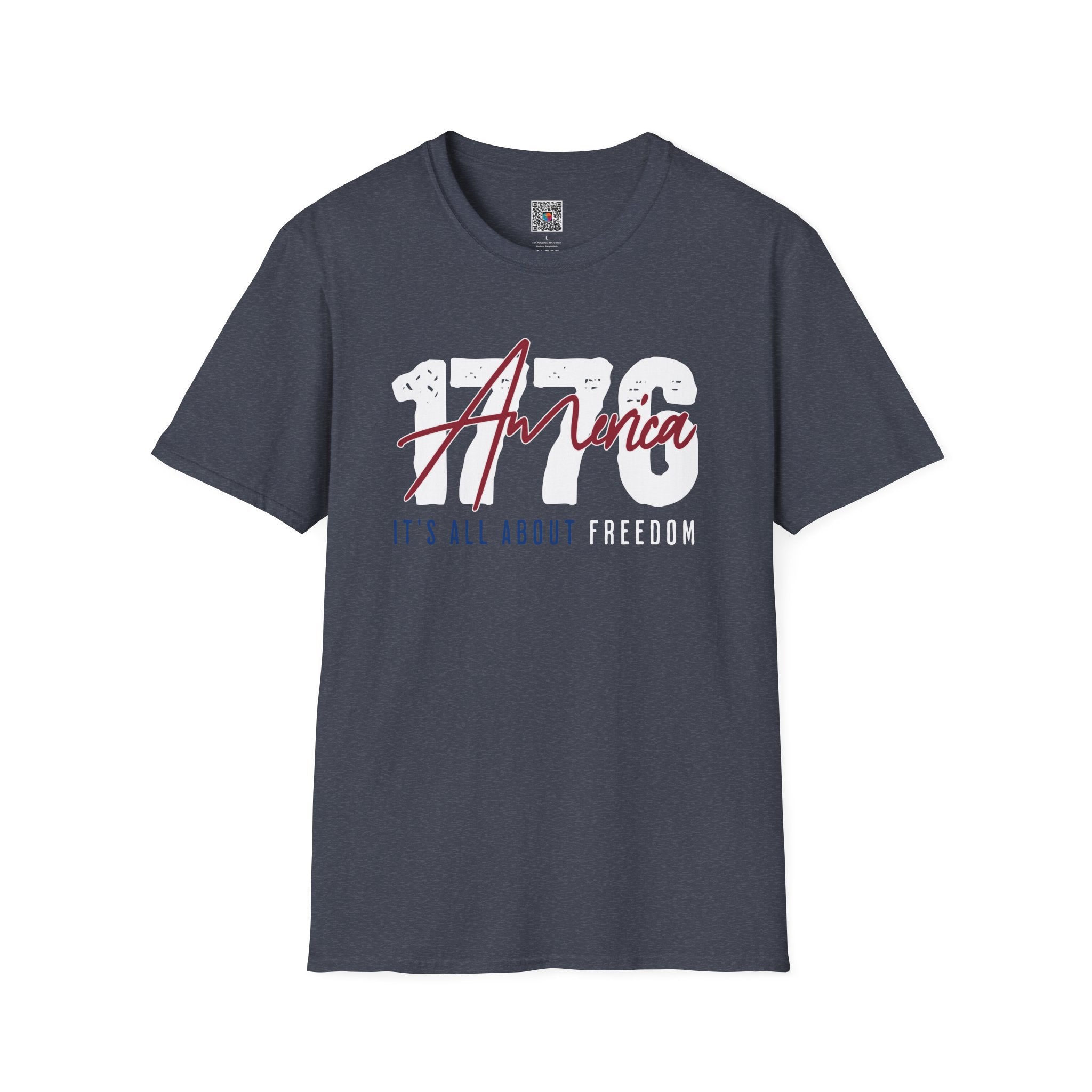 1776 America Freedom T-Shirt — Patriotic Independence Day Tee/Cr8tive Designs