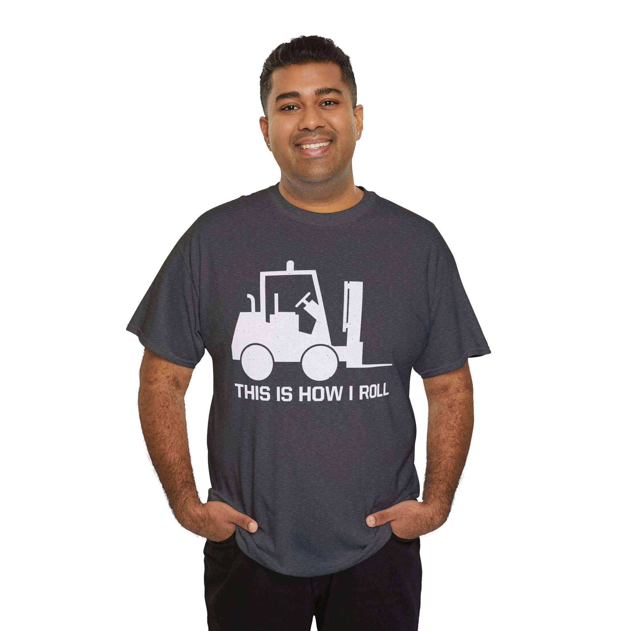This Is How I Roll Forklift T-Shirt – Funny Warehouse Worker Tee | Operator Humor Shirt | Cr8tive Designs