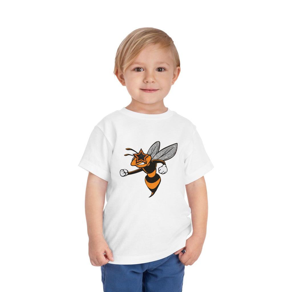 Hornet Mascot Toddler Graphic T-Shirt | School Spirit Mascot Tee | Cr8tive Designs
