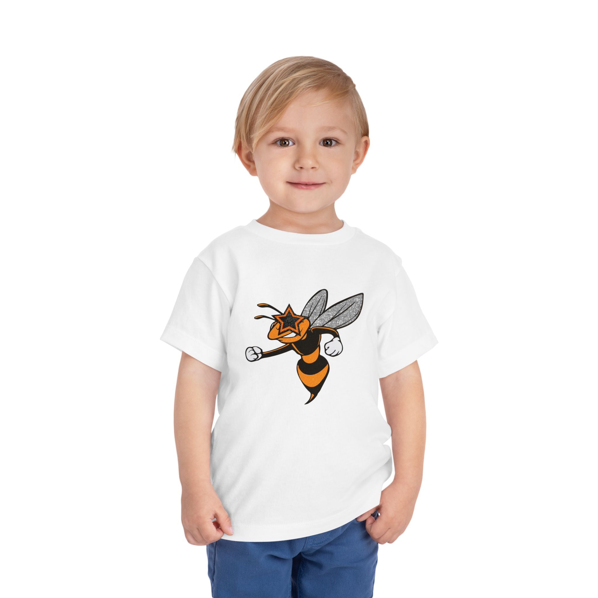 Hornet Mascot Toddler Graphic T-Shirt | School Spirit Mascot Tee | Cr8tive Designs