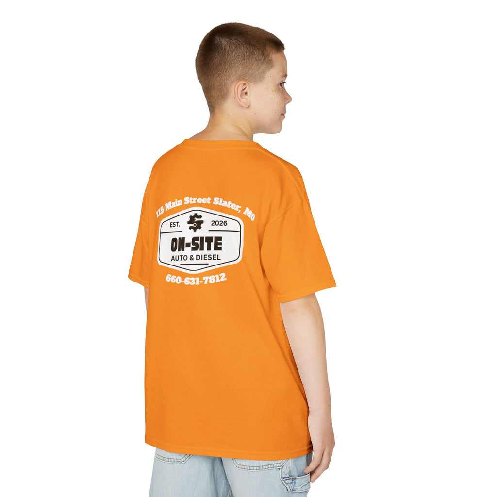 On-Site Auto & Diesel Custom Business Youth T-Shirt | Automotive Workwear | Cr8tive Designs